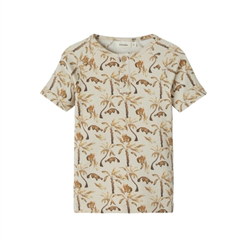Lil' Atelier - Geo t-shirt m. næpdyr/vombat - Turtledove